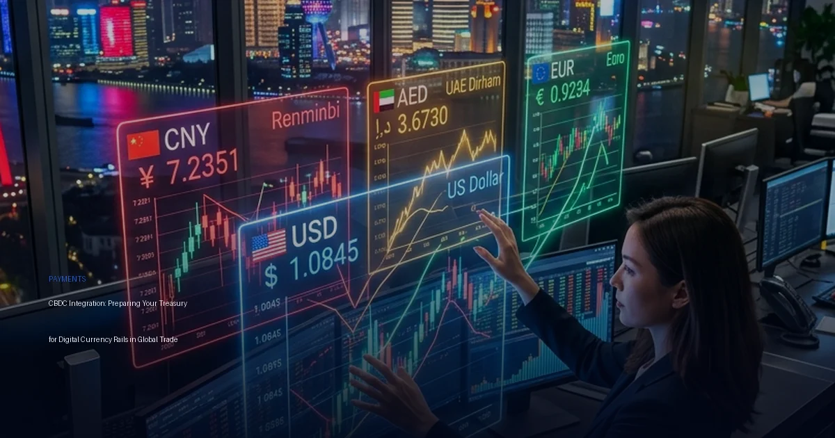 CBDC Integration: Preparing Your Treasury for Digital Currency Rails in Global Trade