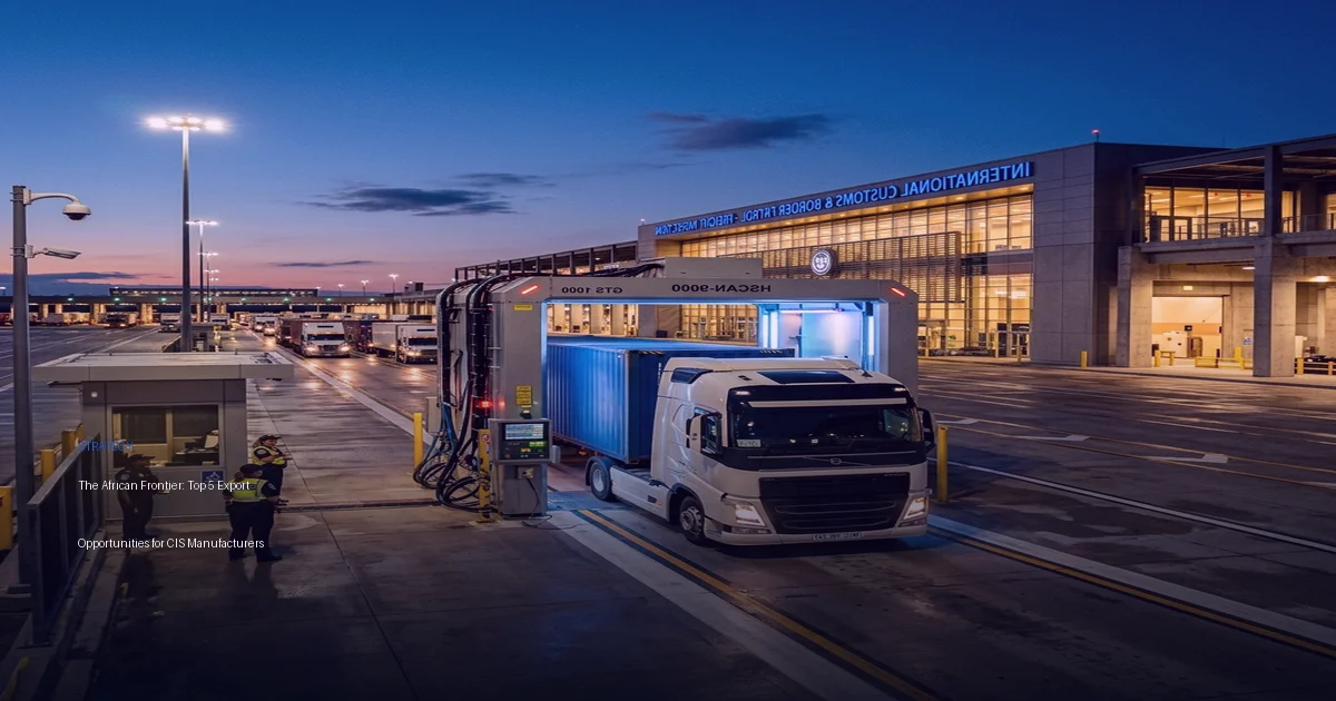 The African Frontier: Top 5 Export Opportunities for CIS Manufacturers