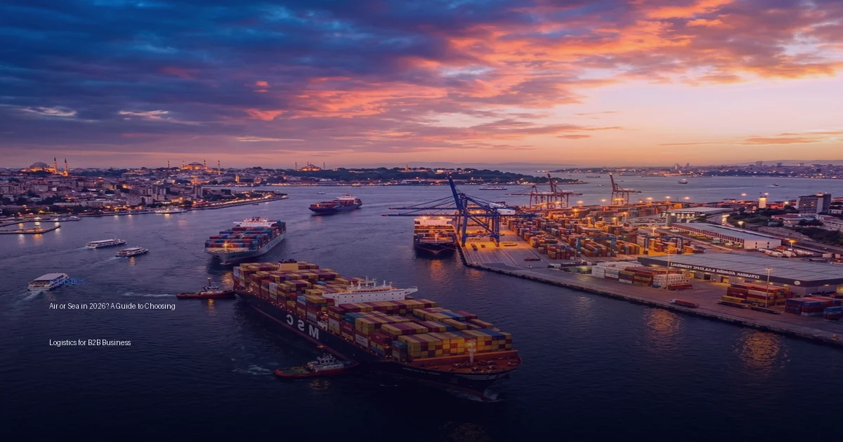Air or Sea in 2026? A Guide to Choosing Logistics for B2B Business
