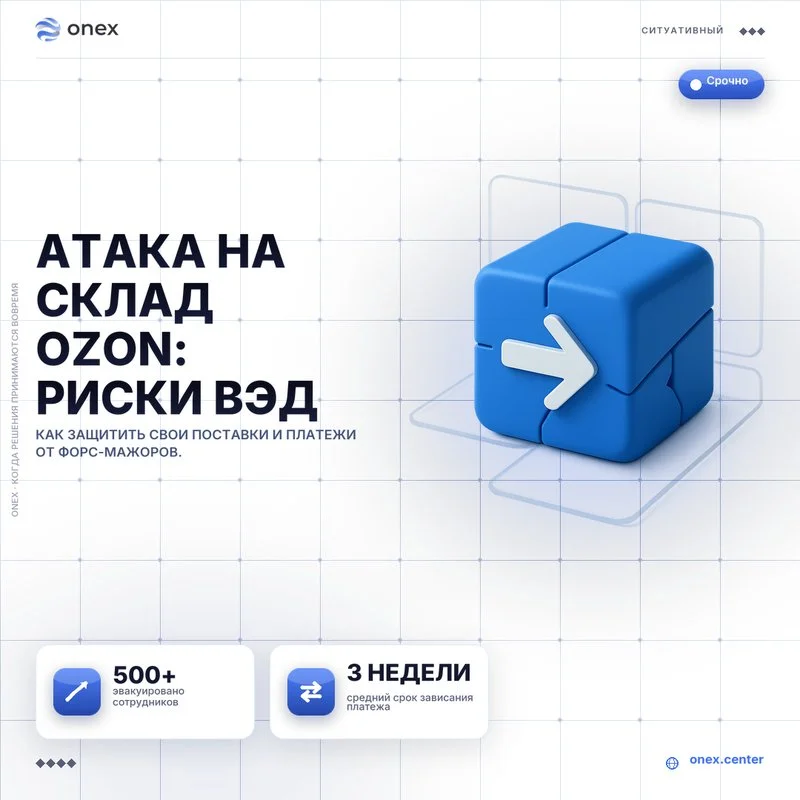 Атака на склад Ozon: риски ВЭД