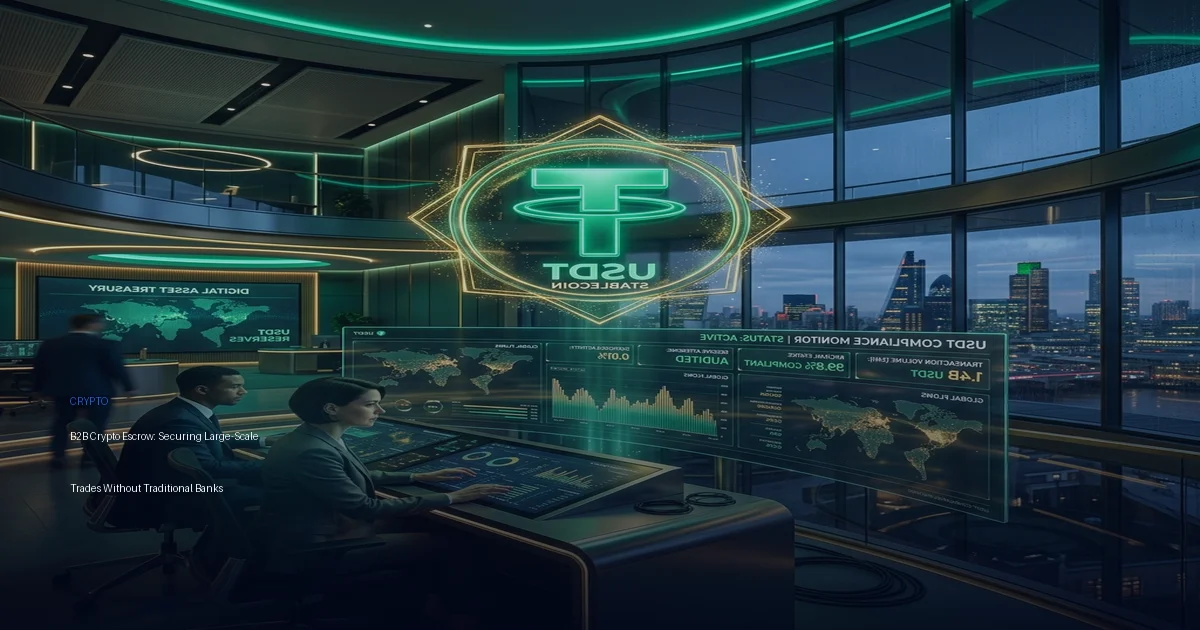 B2B Crypto Escrow: Securing Large-Scale Trades Without Traditional Banks