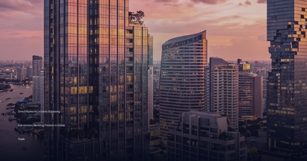 Direct Payment Corridors: Bypassing Intermediary Banking Friction in Global Trade