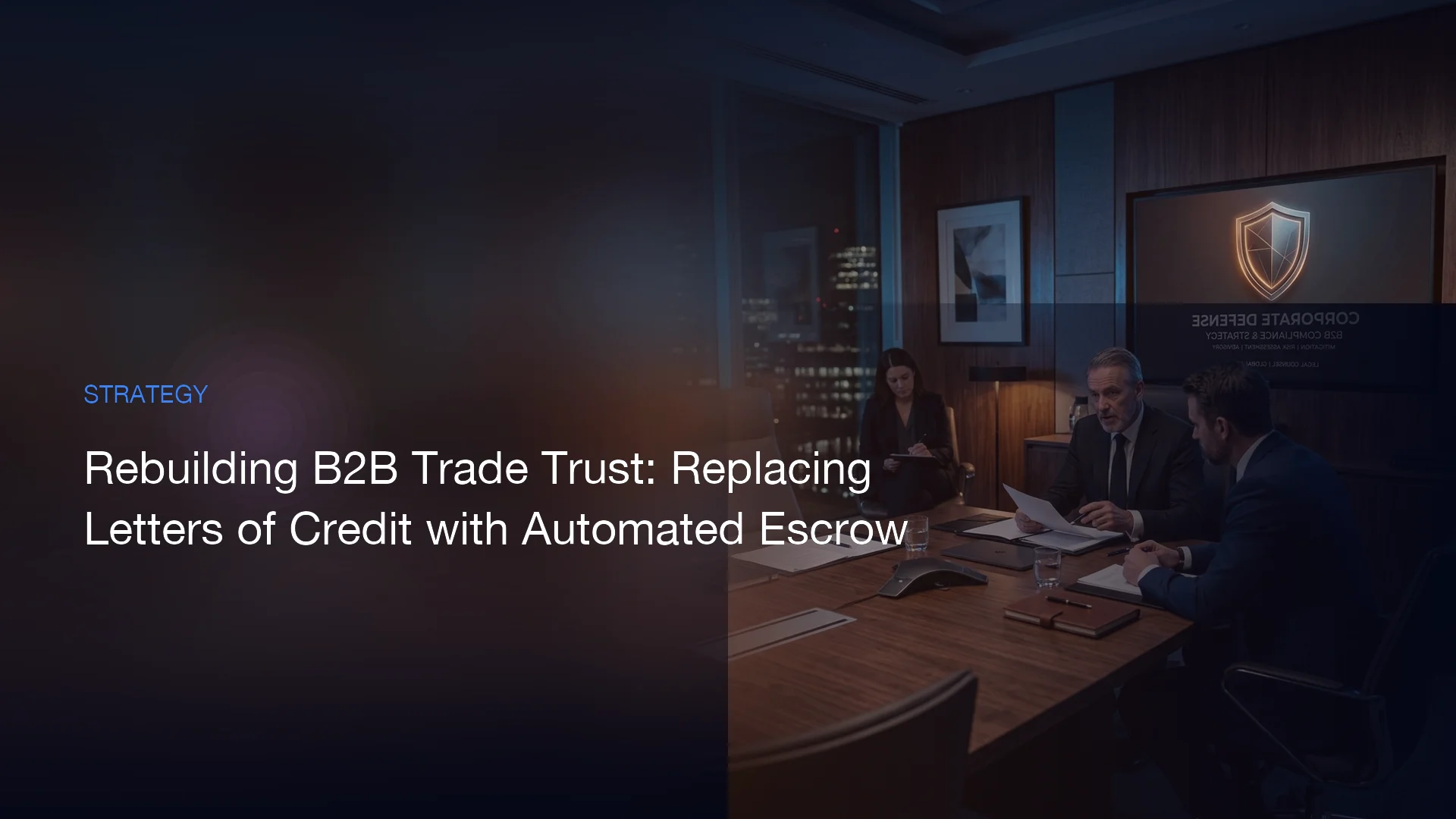 Rebuilding B2B Trade Trust: Replacing Letters of Credit with Automated Escrow Systems