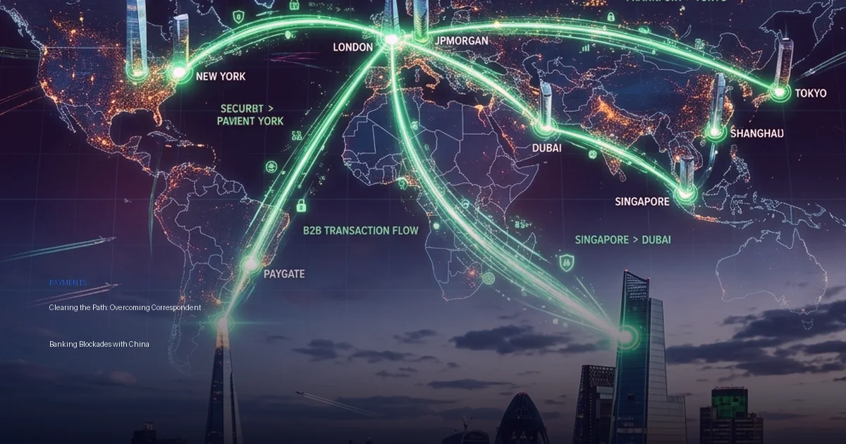Clearing the Path: Overcoming Correspondent Banking Blockades with China