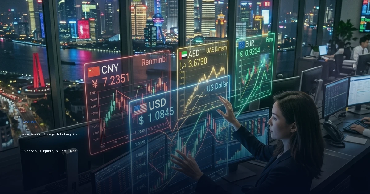 Vostro Account Strategy: Unlocking Direct CNY and AED Liquidity in Global Trade