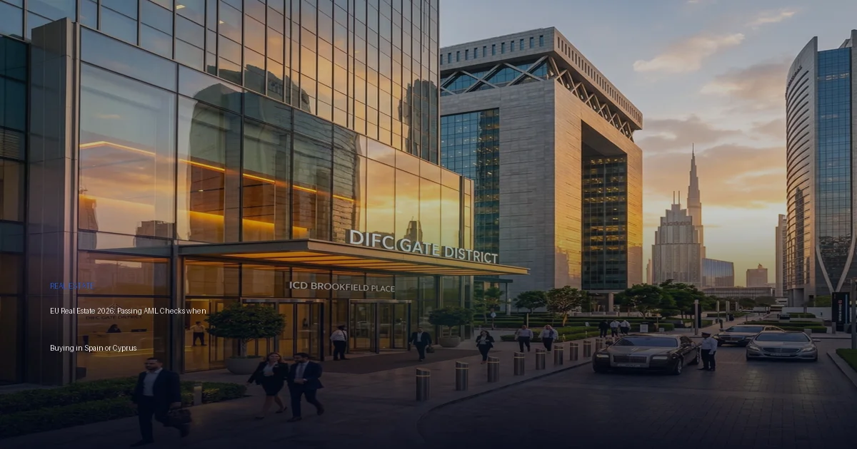 EU Real Estate 2026: Passing AML Checks when Buying in Spain or Cyprus