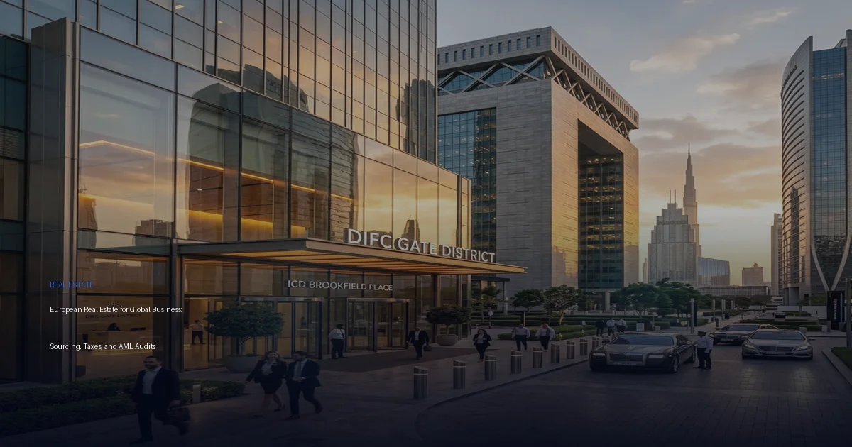 European Real Estate for Global Business: Sourcing, Taxes, and AML Audits