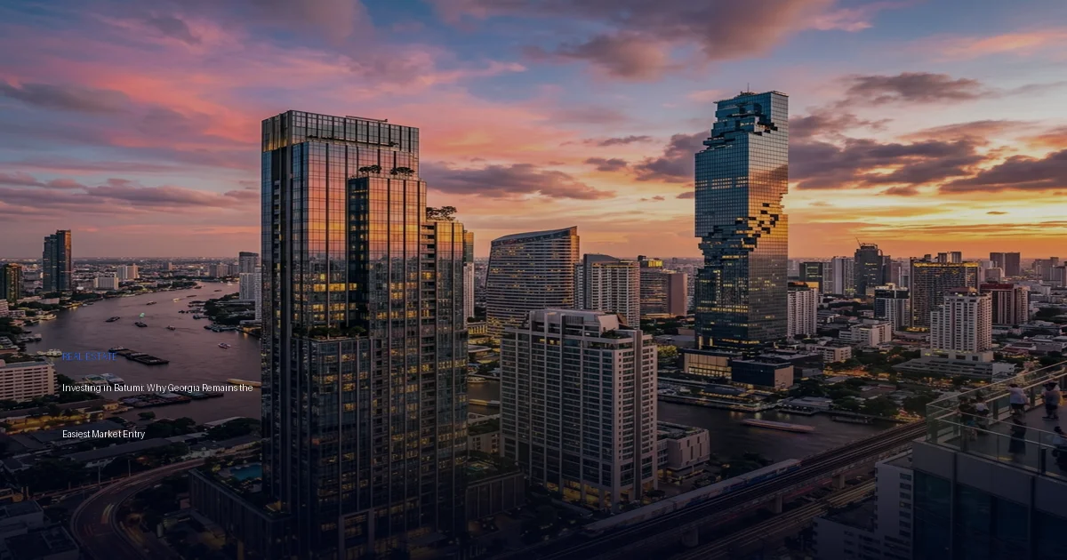 Investing in Batumi: Why Georgia Remains the Easiest Market Entry