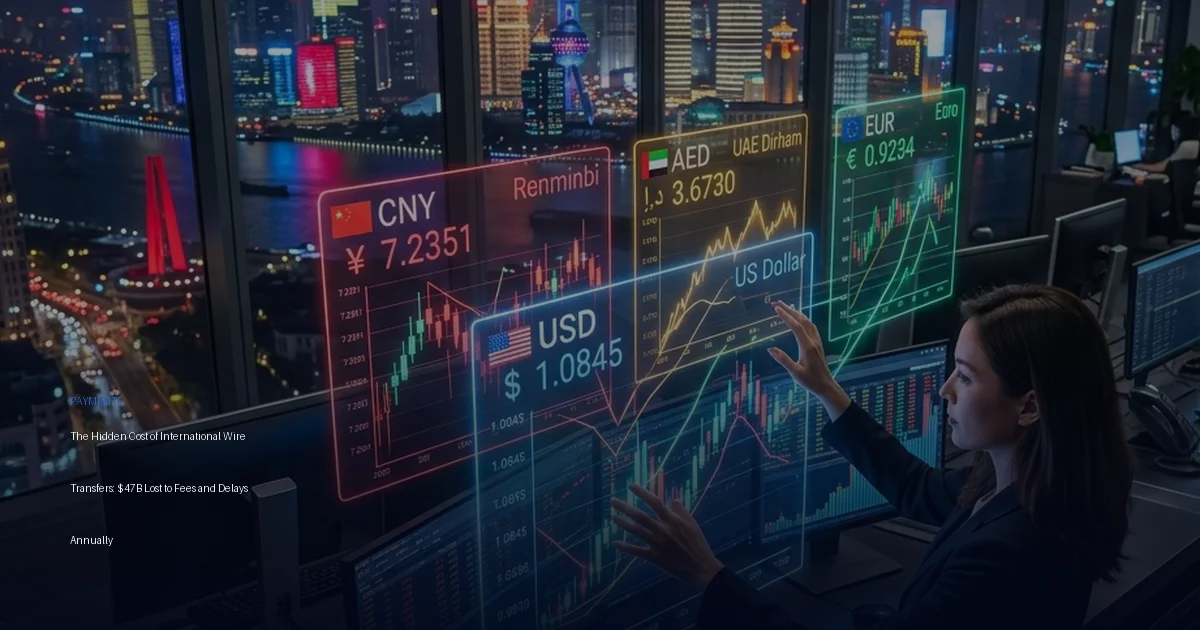 The Hidden Cost of International Wire Transfers: $47B Lost to Fees and Delays Annually