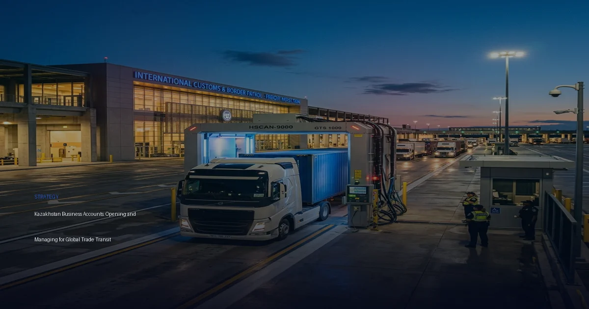 Kazakhstan Business Accounts: Opening and Managing for Global Trade Transit