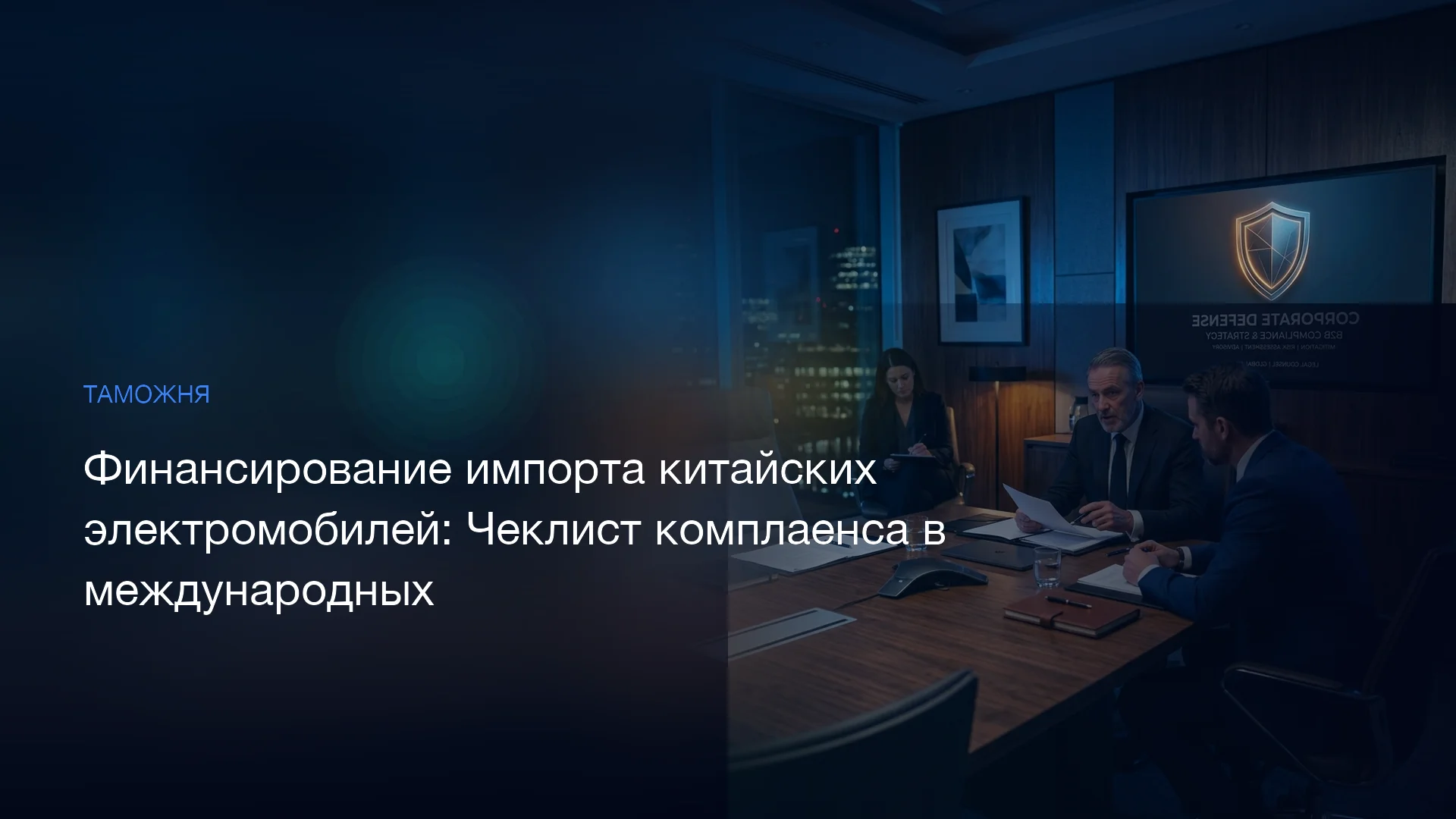 Финансирование импорта китайских электромобилей: Чеклист комплаенса в международных расчетах