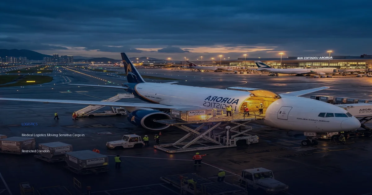 Medical Logistics: Moving Sensitive Cargo in Restricted Corridors