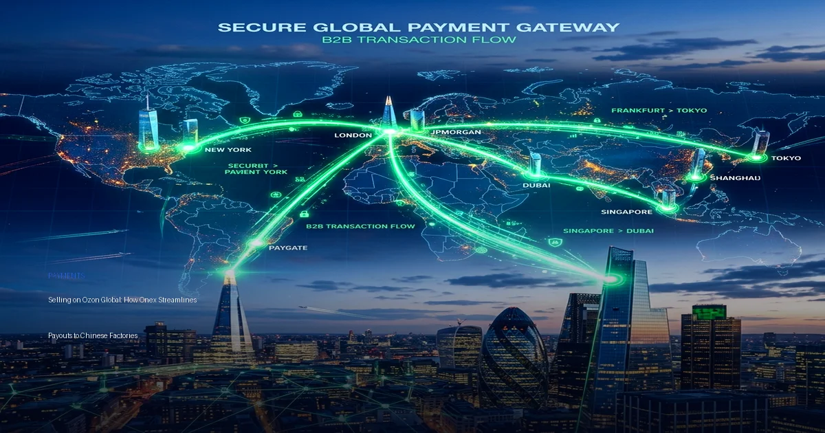 Selling on Ozon Global: How Onex Streamlines Payouts to Chinese Factories