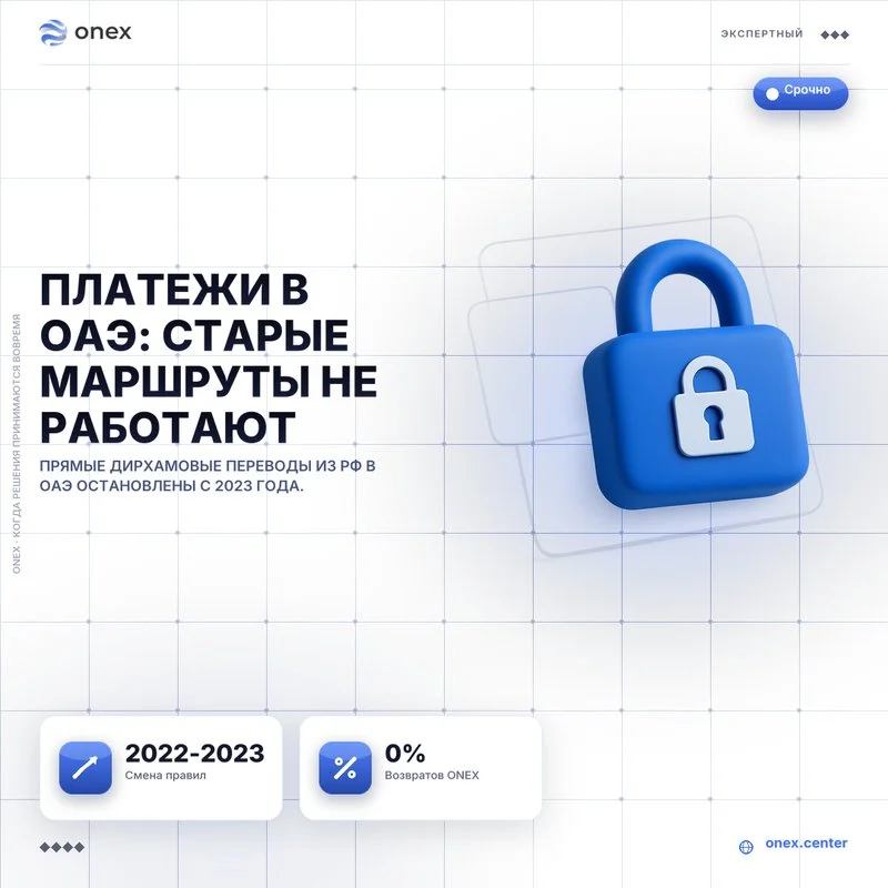 Платежи в ОАЭ: старые маршруты не работают