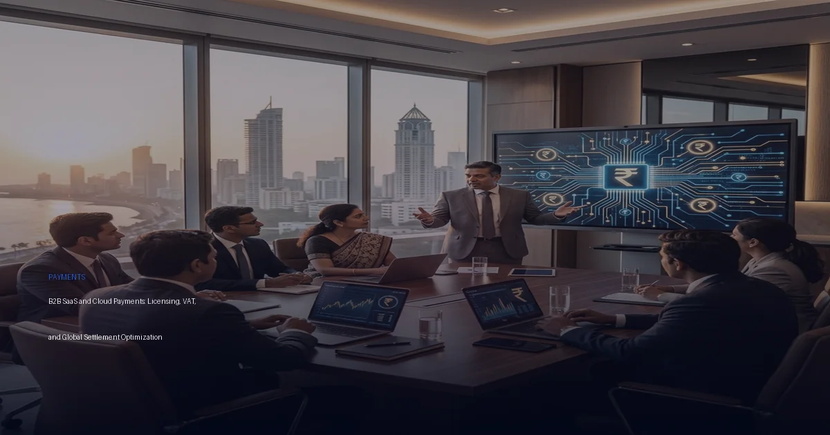 B2B SaaS and Cloud Payments: Licensing, VAT, and Global Settlement Optimization
