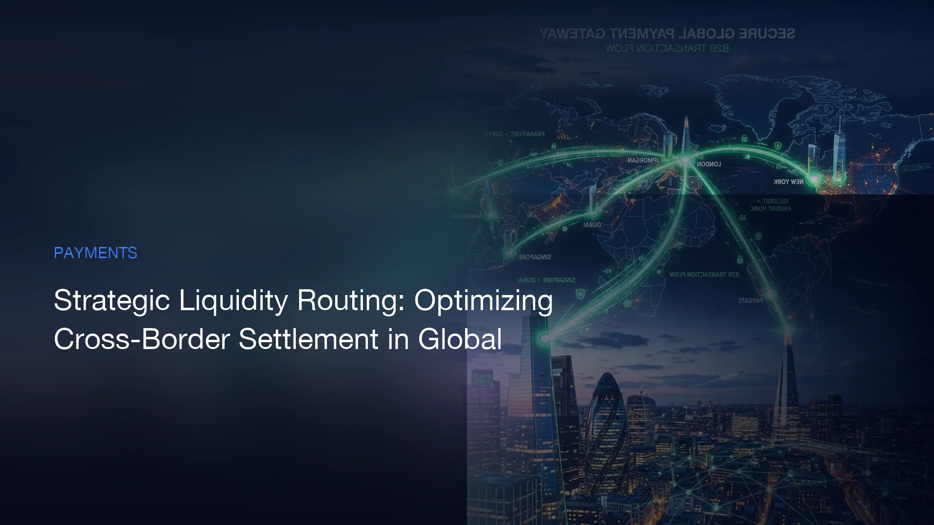 Strategic Liquidity Routing: Optimizing Cross-Border Settlement in Global Trade