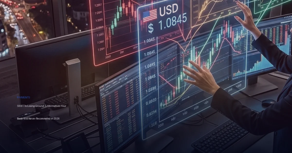SWIFT Is Losing Ground: 5 Alternatives Your Bank Will Never Recommend in 2026