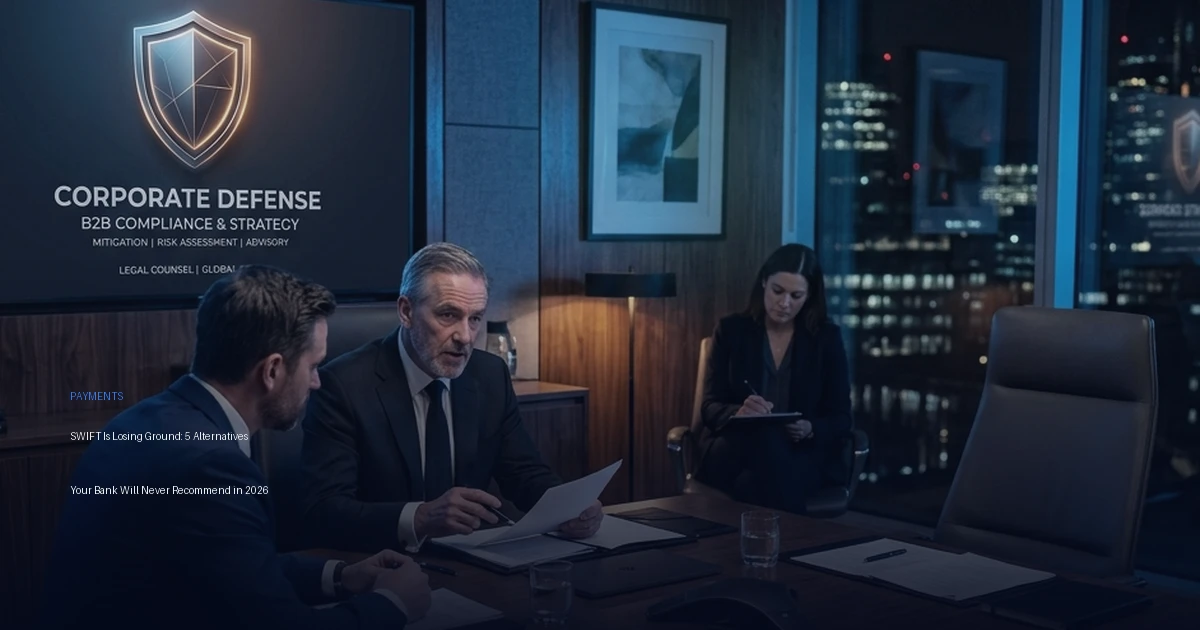 SWIFT Is Losing Ground: 5 Alternatives Your Bank Will Never Recommend in 2026