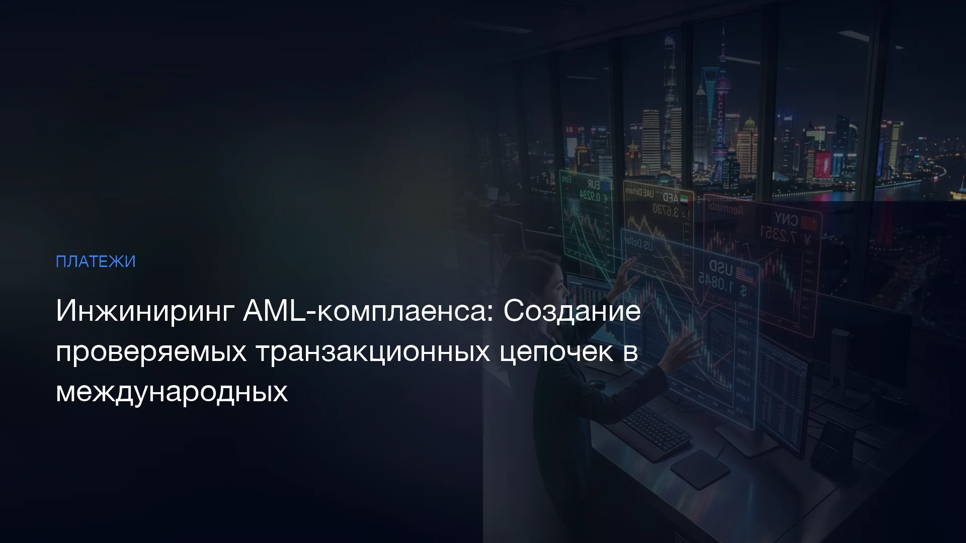 Инжиниринг AML-комплаенса: Создание проверяемых транзакционных цепочек в международных расчетах