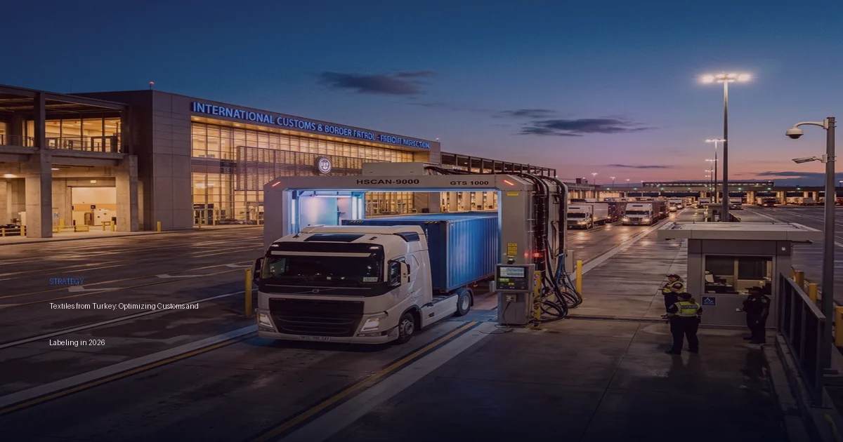 Textiles from Turkey: Optimizing Customs and Labeling in 2026