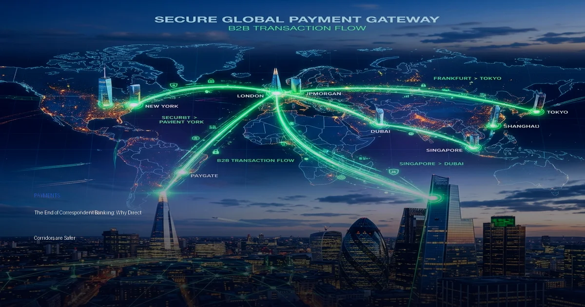 The End of Correspondent Banking: Why Direct Corridors are Safer