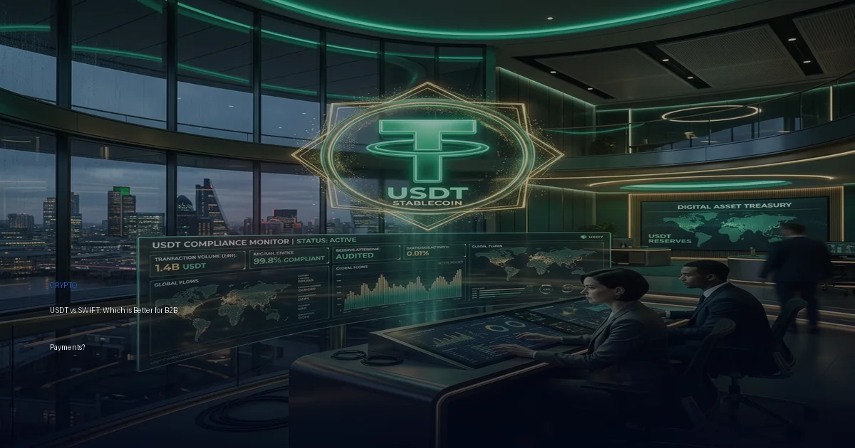 USDT vs SWIFT: Which is Better for B2B Payments?