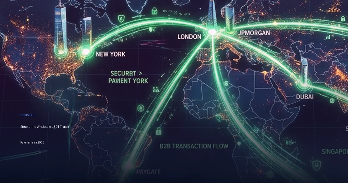 Structuring Wholesale USDT Transit Payments in 2026