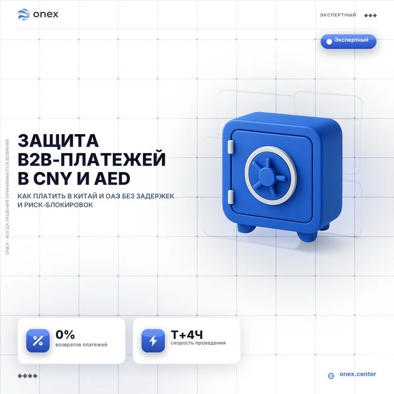 Защита B2B-платежей в CNY и AED